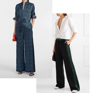 Victoria Victoria Beckham Ditsy Flower Silk Pants